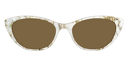 The Polarized Ivory Sand Pearl Shell Sun Top