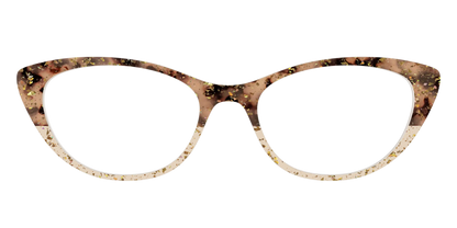 The Khaki Tortoise Crystal Split with Gold Flakes