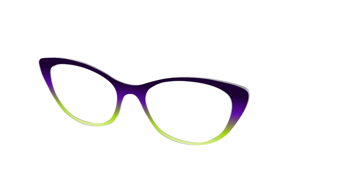 The Midnight to Electric Lime Gradient