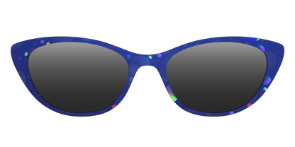 The Polarized Navy Holographic Bubbles Sun Top
