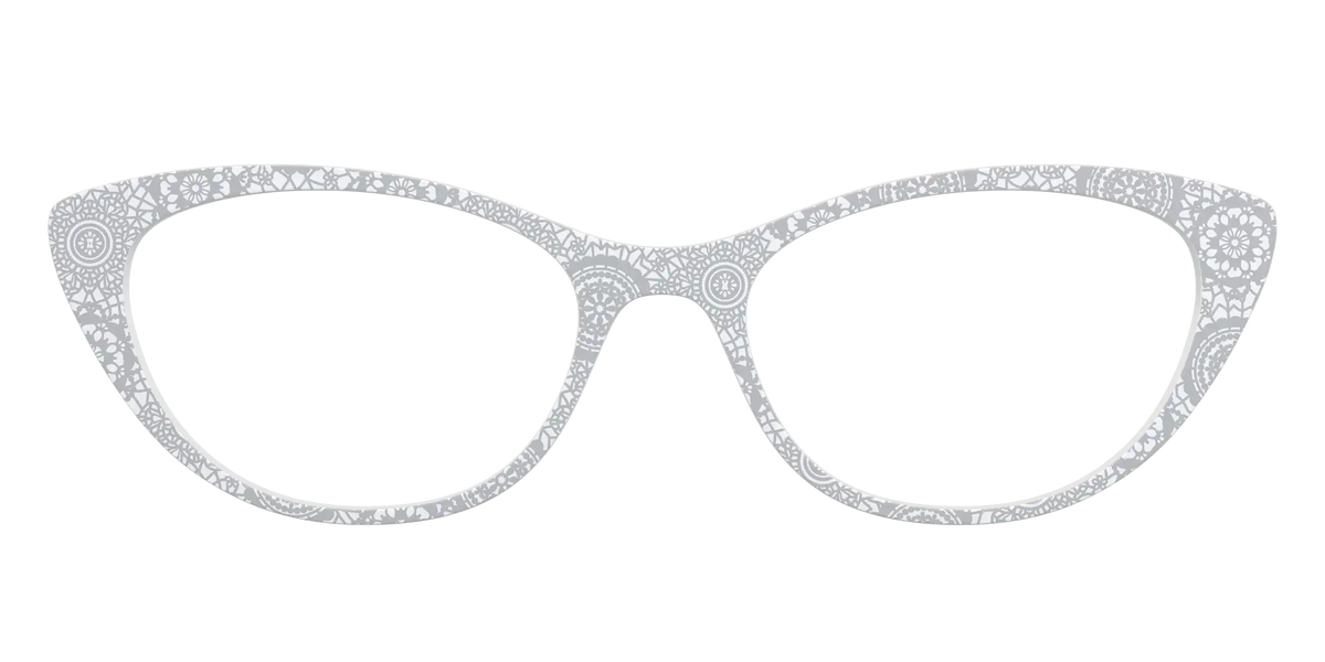 The Pale Gray Medallion Lace