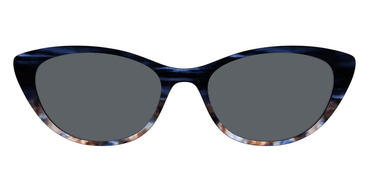 The Polarized Blue Horn Tortoise Sun Top
