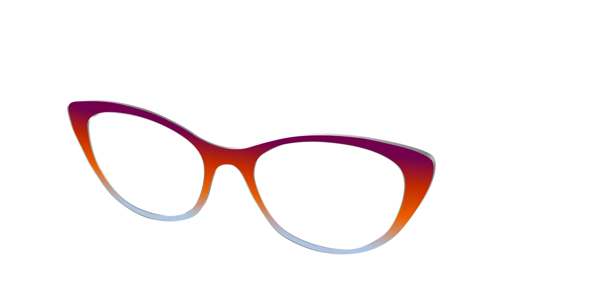 The Raspberry to Periwinkle Gradient