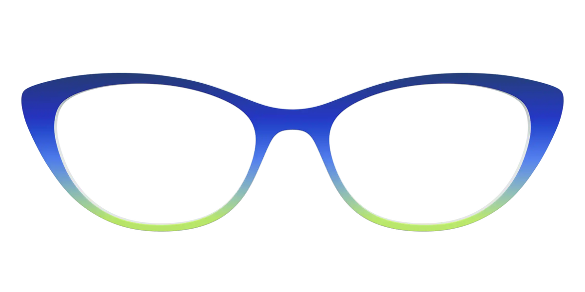 The Sapphire to Chartreuse Gradient