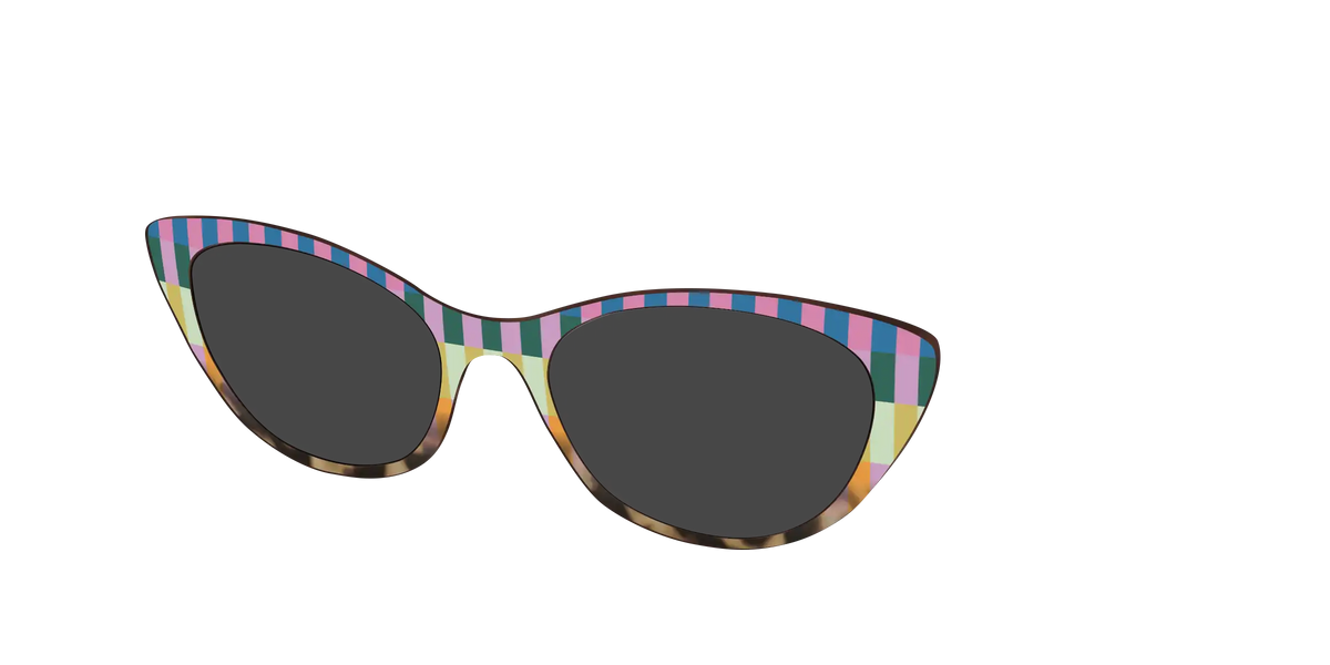 The Polarized Summer Stripes Tortoise Sun Top