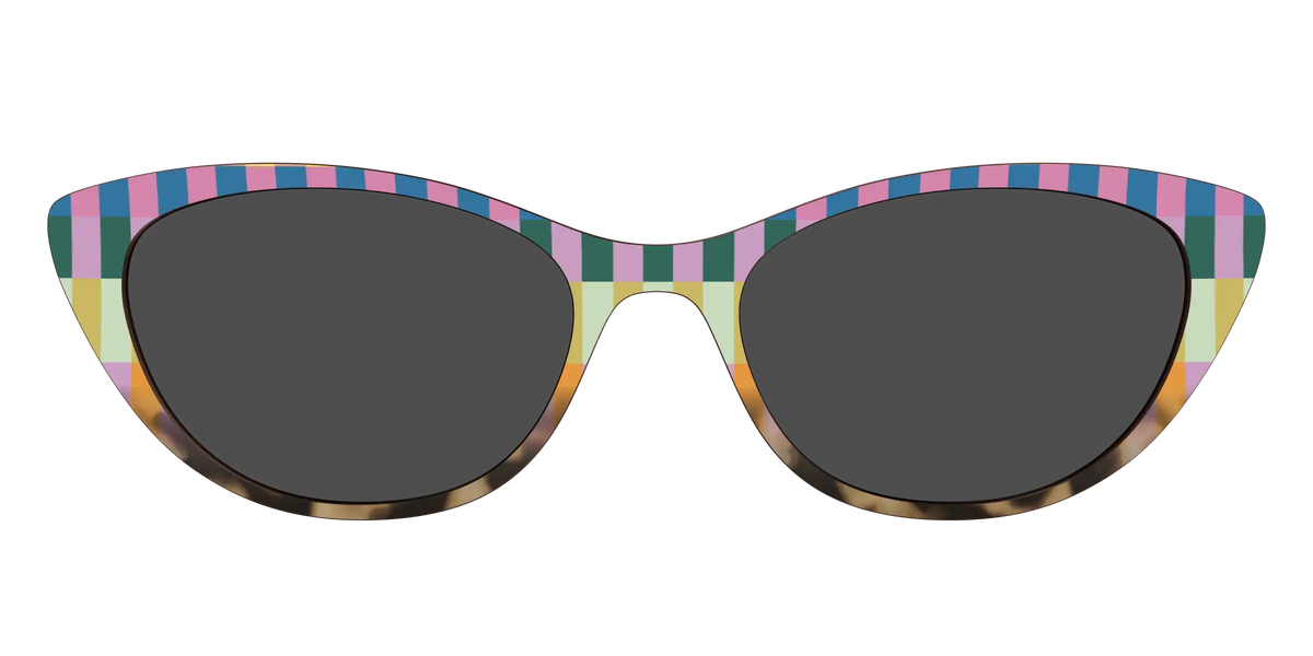 The Polarized Summer Stripes Tortoise Sun Top