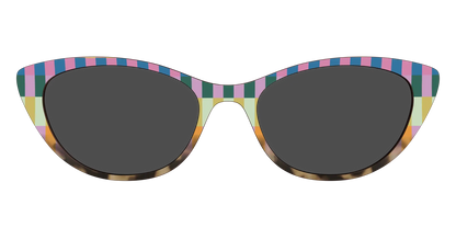 The Polarized Summer Stripes Tortoise Sun Top