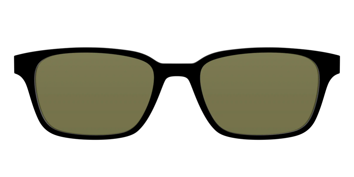 The Black with Green Racquet Sport lens
