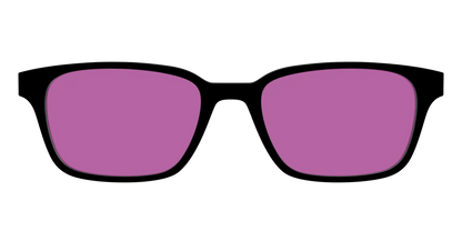 The Black with Violet Golf lens