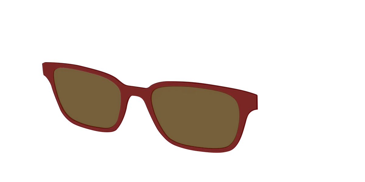 The Polarized Burgundy Sun Top