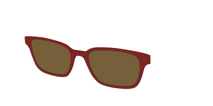The Polarized Burgundy Sun Top