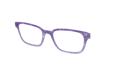 The Holographic Purple Webbed Crystal
