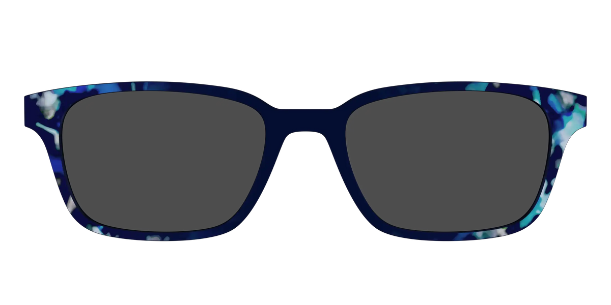The Polarized Indigo Tortoise Sun Top