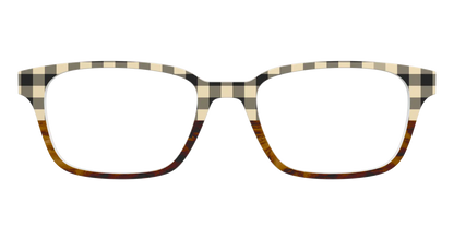 The Ivory Plaid Wood Split