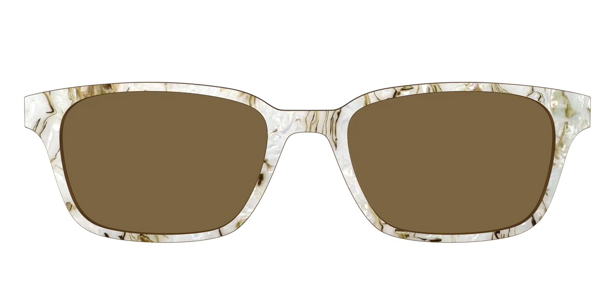 The Polarized Ivory Sand Pearl Shell Sun Top