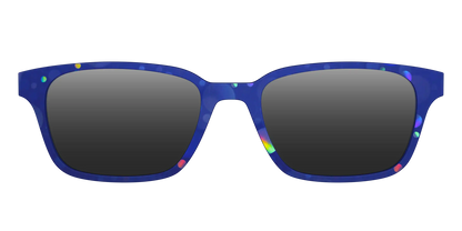 The Polarized Navy Holographic Bubbles Sun Top