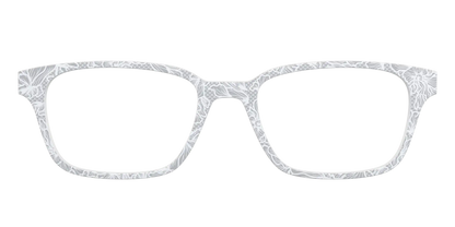 The Pale Gray Floral Lace