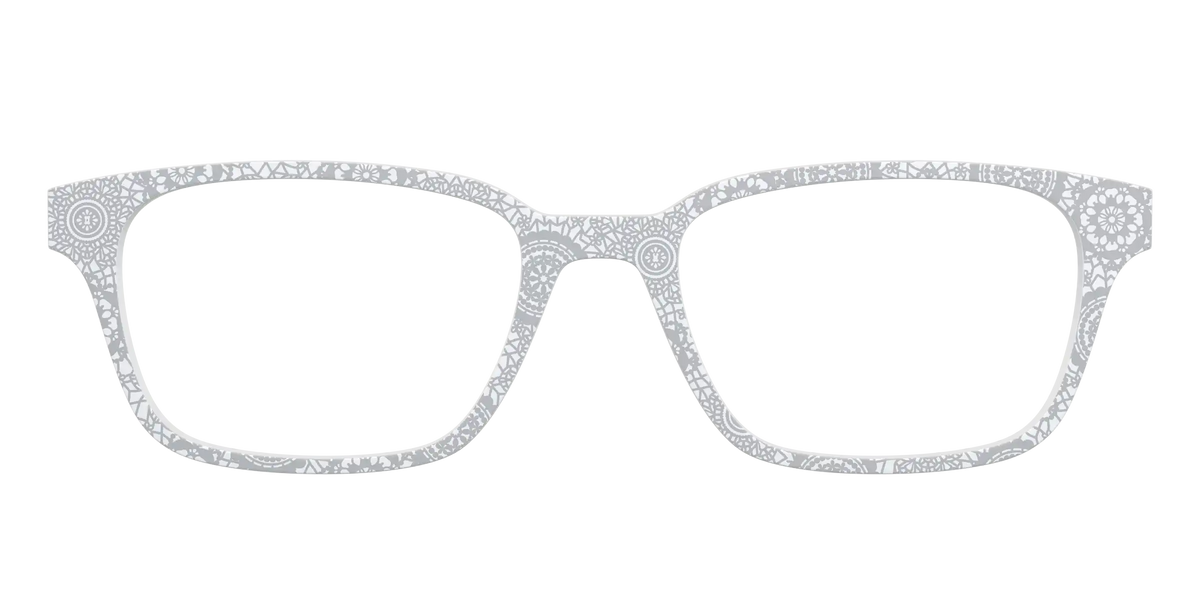 The Pale Gray Medallion Lace
