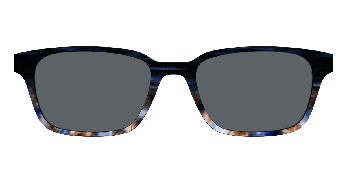 The Polarized Blue Horn Tortoise Sun Top