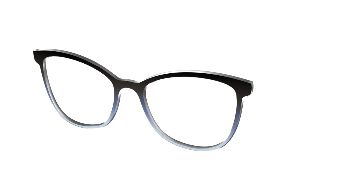 The Black to Icy Cyan Gradient