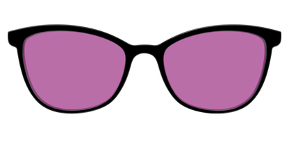 The Black with Violet Golf lens