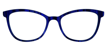 The Indigo Moire Stripes