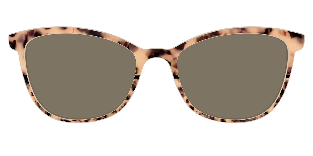The Polarized Bisque Tortoise Split Sun Top