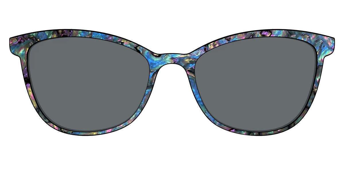 The Polarized Midnight Abalone Sun Top