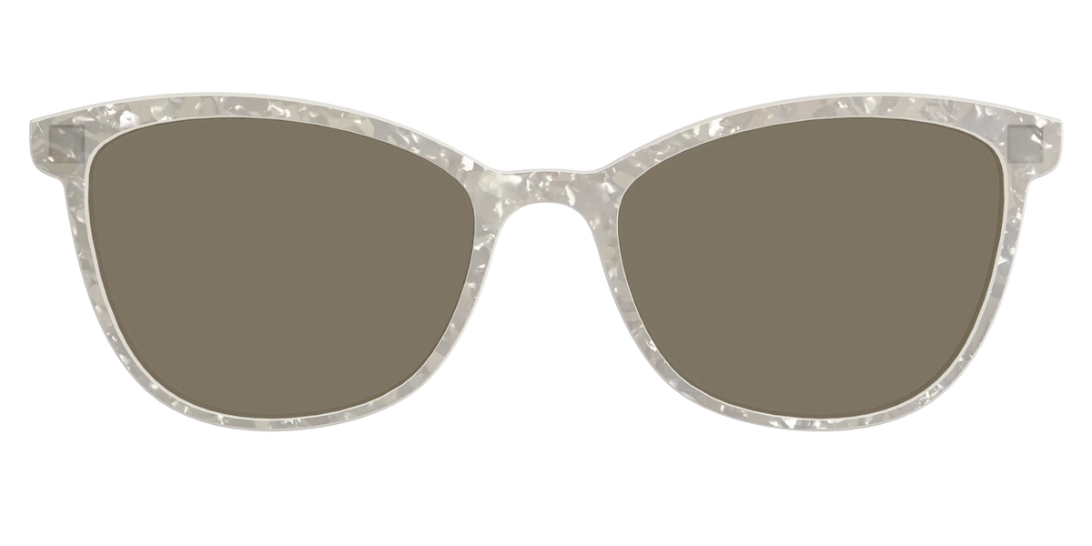 The Polarized White Quartz Pearl Sun Top