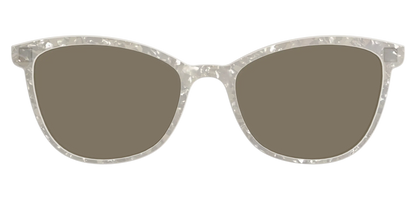 The Polarized White Quartz Pearl Sun Top