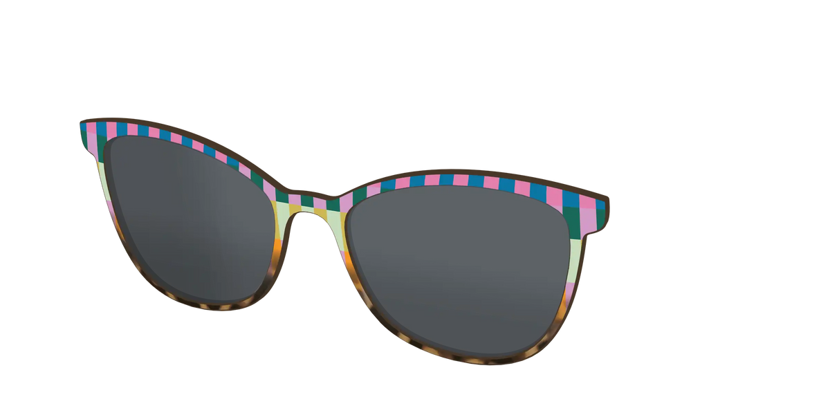 The Polarized Summer Stripes Tortoise Sun Top