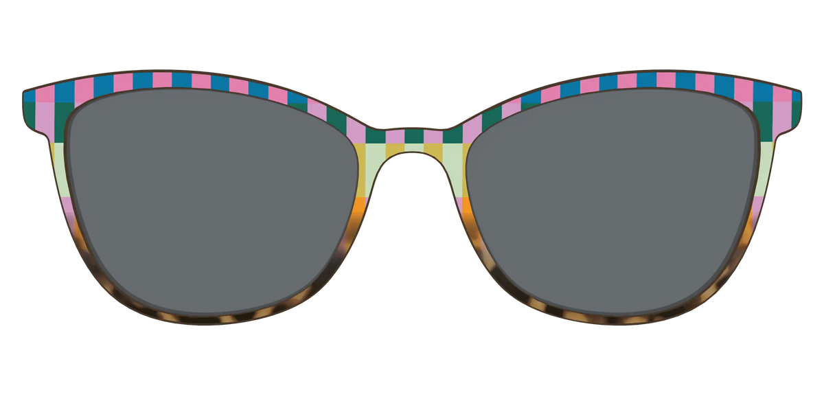 The Polarized Summer Stripes Tortoise Sun Top