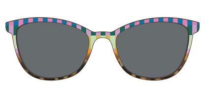 The Polarized Summer Stripes Tortoise Sun Top