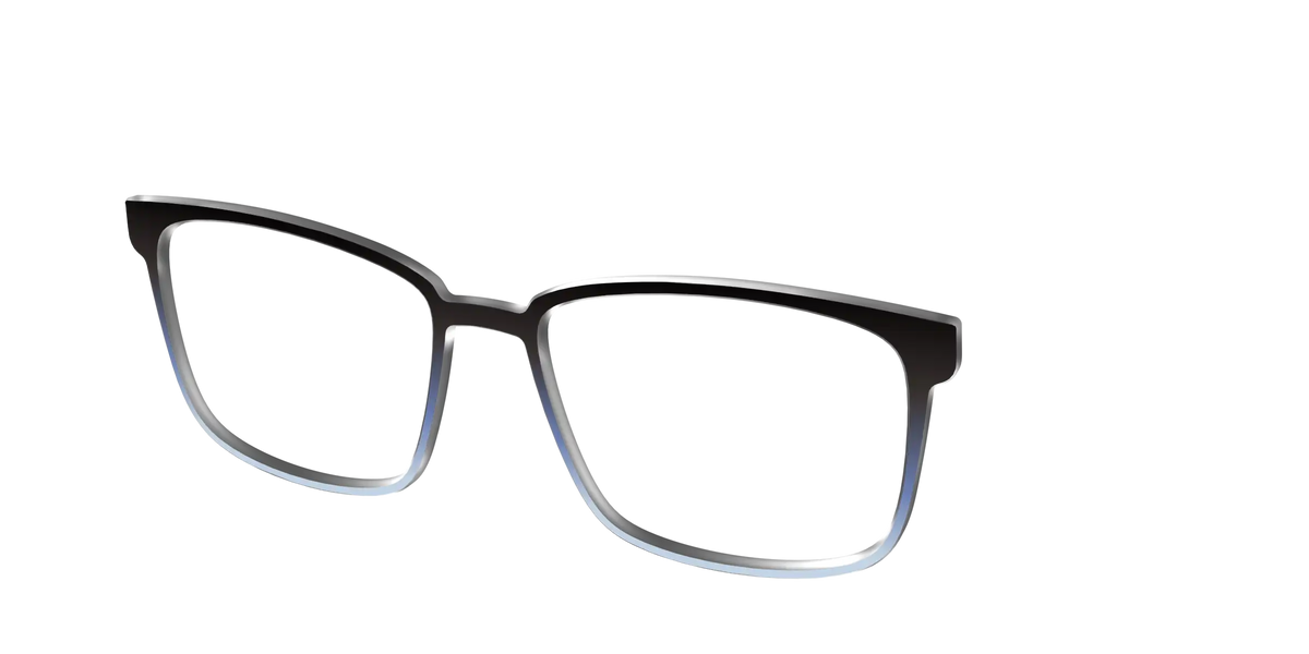 The Black to Icy Cyan Gradient