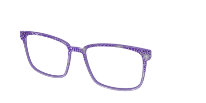 The Holographic Purple Webbed Crystal