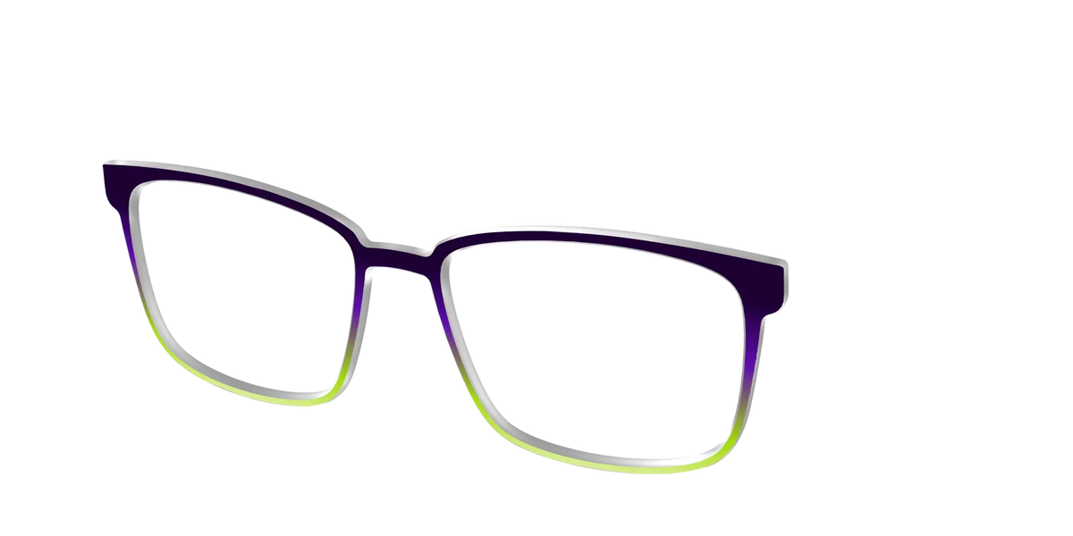The Midnight to Electric Lime Gradient