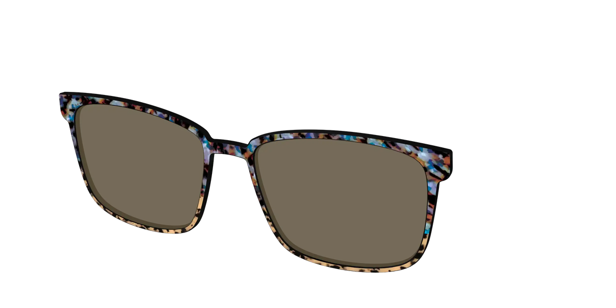 The Polarized Oasis Tortoise Split Sun Top