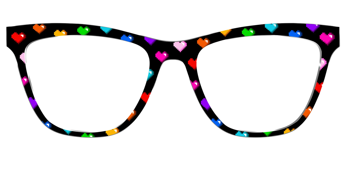 The 8-Bit Rainbow Hearts