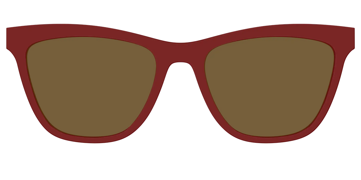 The Polarized Burgundy Sun Top