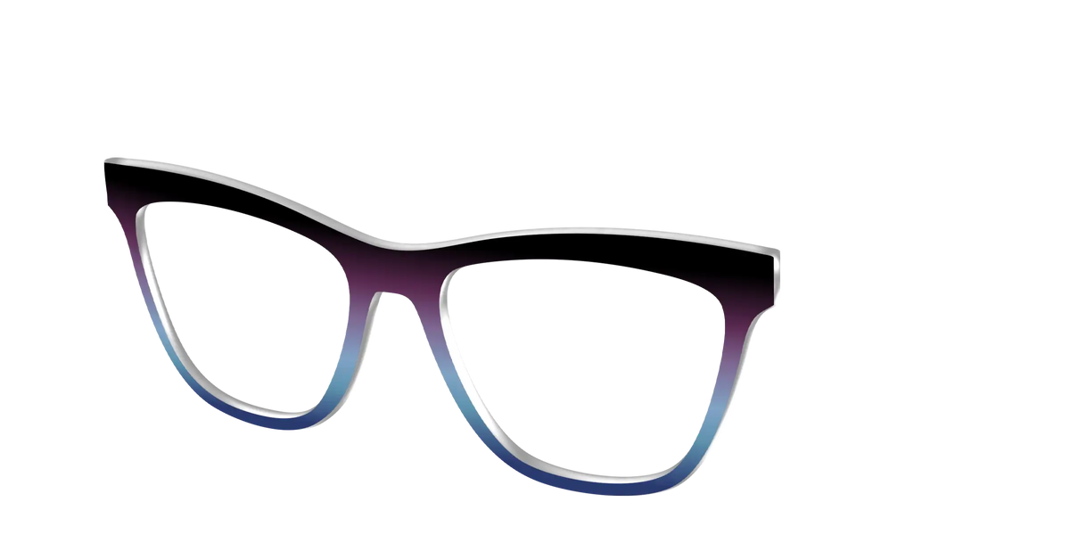 The Dark Magenta to Cerulean Gradient