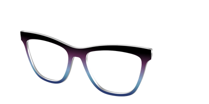 The Dark Magenta to Cerulean Gradient