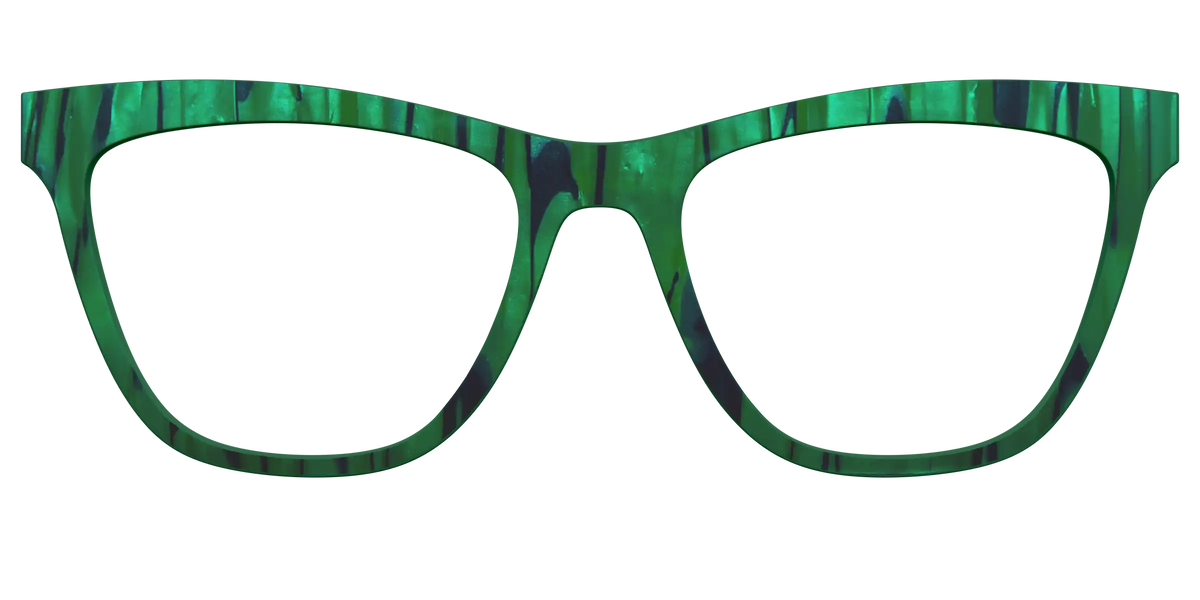 The Emerald Moire Stripes