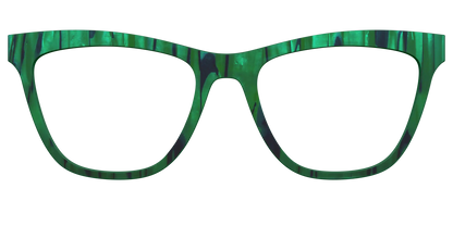 The Emerald Moire Stripes