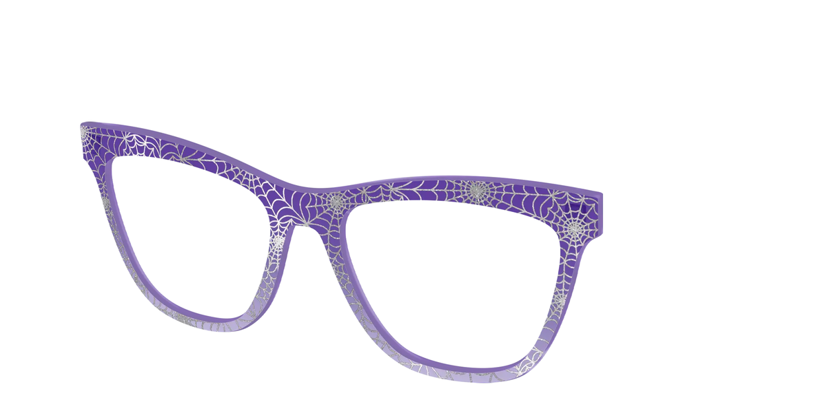 The Holographic Purple Webbed Crystal
