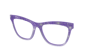 The Holographic Purple Webbed Crystal
