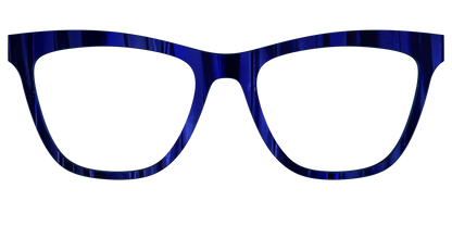 The Indigo Moire Stripes