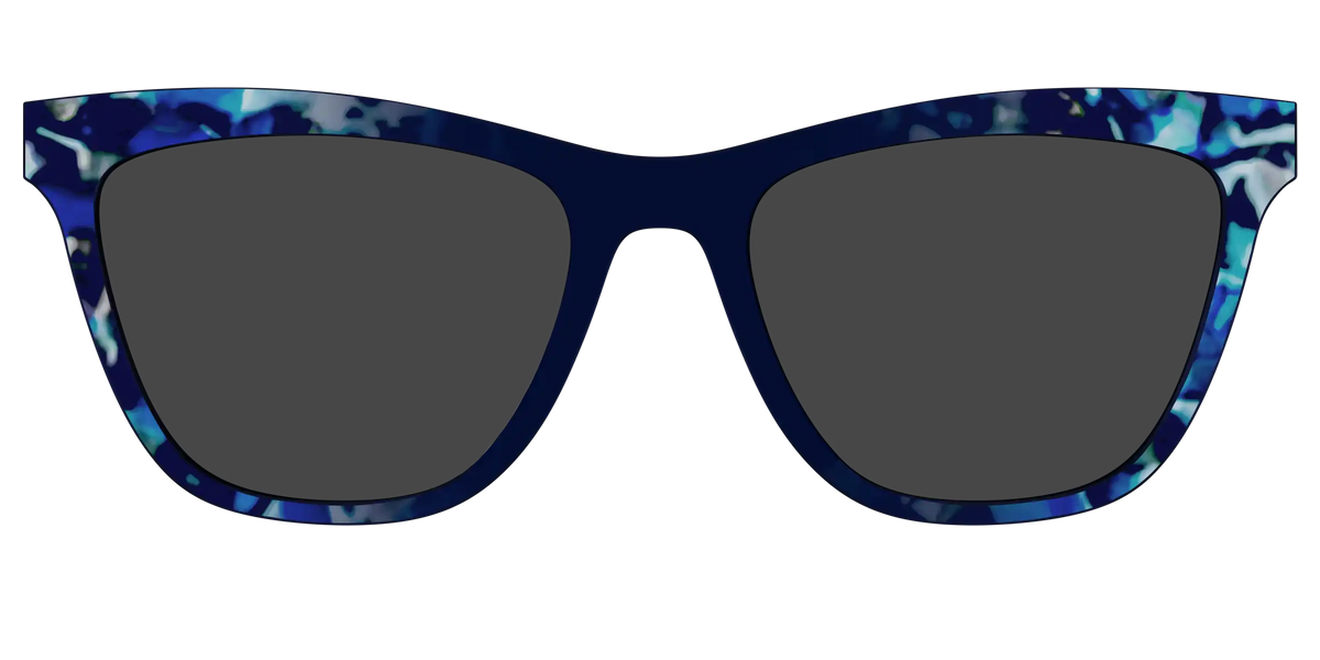The Polarized Indigo Tortoise Sun Top