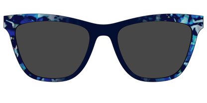 The Polarized Indigo Tortoise Sun Top