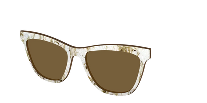 The Polarized Ivory Sand Pearl Shell Sun Top
