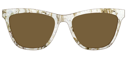 The Polarized Ivory Sand Pearl Shell Sun Top